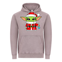 Vintage Zinc baby yoda christmas santa claus Vintage Hoodie - trangStudio
