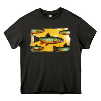 Asphalt Colorado Greenback Cutthroat Trout Fish Heavy Core Tee - Bettercallsaul