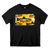 Black Colorado Greenback Cutthroat Trout Fish Heavy Core Tee - Bettercallsaul