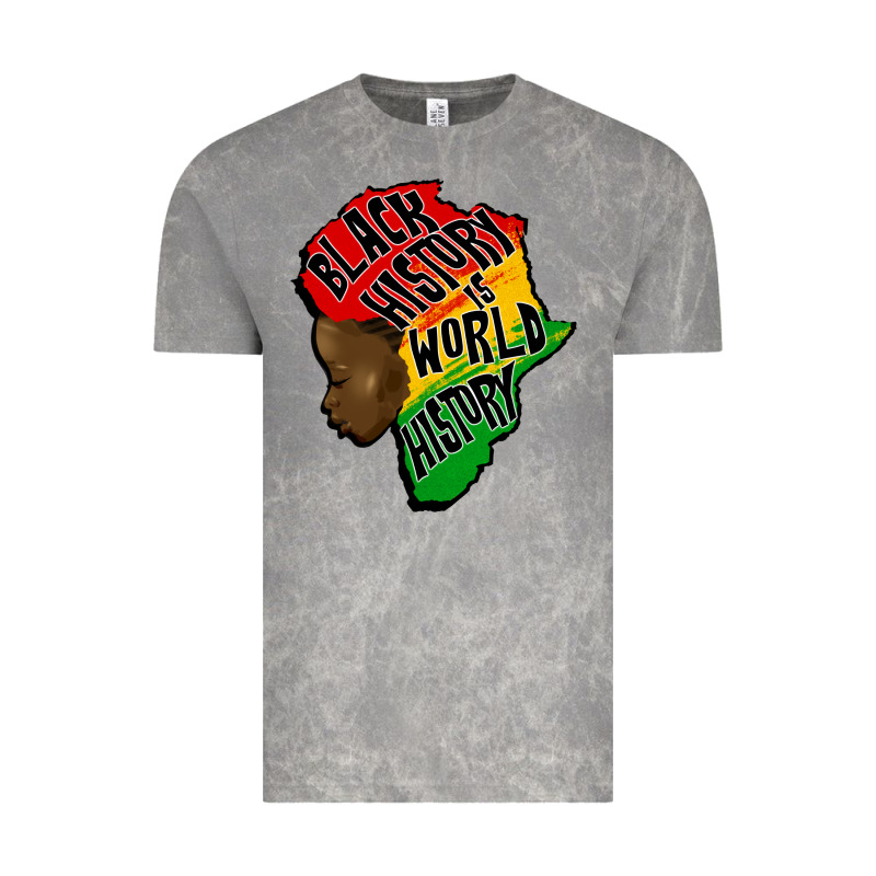 Black History Is World History Vintage Tee by CowGirlArtShop | Teevron