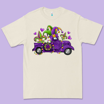 Mardi Gras Truck Premium Tee Designed By Jasminsmagicworld