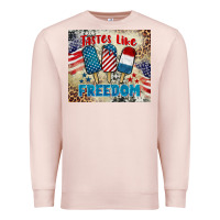 Pale Pink tastes like freedom 4th of july Premium Sweatshirt - BarkalooDesign
