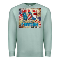 Seafoam tastes like freedom 4th of july Premium Sweatshirt - BarkalooDesign