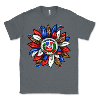 Charcoal Heather dominican sunflower Classic Tee - texasbilliewilder