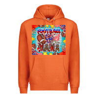 Carrot Football Mama Premium Hoodie - CowhideDigitalArt