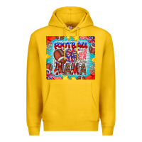 Lemon Football Mama Premium Hoodie - CowhideDigitalArt