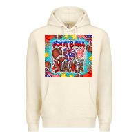 Sandshell Football Mama Premium Hoodie - CowhideDigitalArt