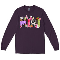 Plum Easter mini Long Sleeve Tee - OliviaCreatesArt