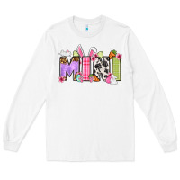 White Easter mini Long Sleeve Tee - OliviaCreatesArt