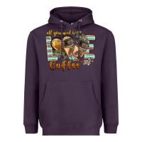 Plum all you need is love coffee Heavyweight Hoodie - BarkalooDesign