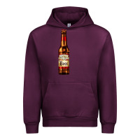 Mauve Wine red beer bottle Urban Hoodie - AdoDesignShop