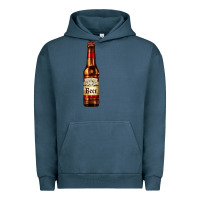 Pigment Midnight Navy red beer bottle Urban Hoodie - AdoDesignShop
