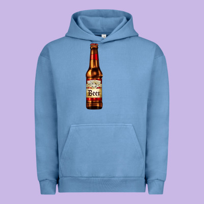 Red Beer Bottle Urban Hoodie Designed By Adodesignshop