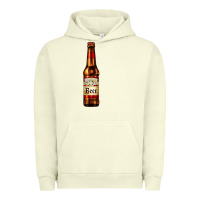 Pigment Pistachio red beer bottle Urban Hoodie - AdoDesignShop