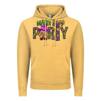 Vintage Mustard Mardi Gras party Vintage Hoodie - HowdyJamesFarm