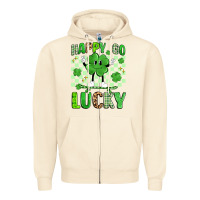 Sandshell happy go lucky Zipper Hoodie - Artiststas