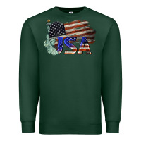 Sports Green usa  statue of liberty Premium Sweatshirt - BarkalooDesign