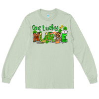 Matcha St. Patrick's One lucky Nurse Long Sleeve Tee - OliviaCreatesArt