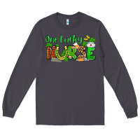 Smoke St. Patrick's One lucky Nurse Long Sleeve Tee - OliviaCreatesArt