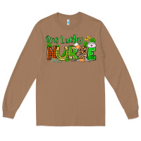 Toasted Coconut St. Patrick's One lucky Nurse Long Sleeve Tee - OliviaCreatesArt