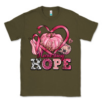 Army Green harvesting hope Classic Tee - texasbilliewilder