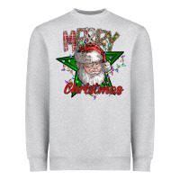 Festive Santa Claus Greeting Heavyweight Sweatshirt | Teevron
