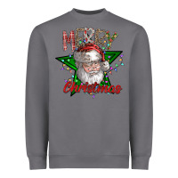 Storm festive santa claus greeting Heavyweight Sweatshirt - CowhideDigitalArt