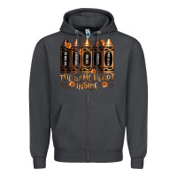 Smoke the same heart inside artiststas Zipper Hoodie - Artiststas