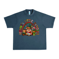 Midnight Navy mommys little reindeer christmas Urban Heavy Tee - CowGirlArtShop