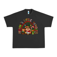 Pigment Black mommys little reindeer christmas Urban Heavy Tee - CowGirlArtShop