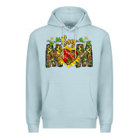 Blue Mist boy mom Premium Hoodie - CowhideDigitalArt