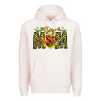 Pale Pink boy mom Premium Hoodie - CowhideDigitalArt