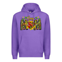 Purple boy mom Premium Hoodie - CowhideDigitalArt