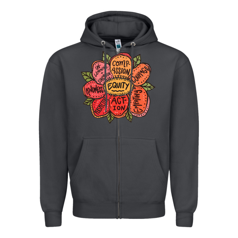 Equality Inclusion Diversity Equity Love Never Fails Teacher Zipper Hoodie by trangStudio | Teevron