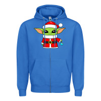 True Royal baby yoda christmas santa claus Zipper Hoodie - trangStudio
