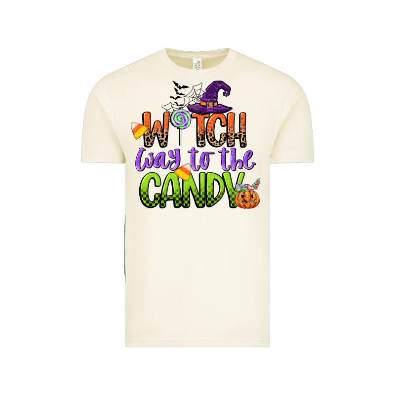 Witch Way To The Candy Vintage Tee by CowGirlArtShop | Teevron