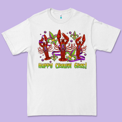 Happy Crawdi Gras Mardi Gras Carnival Premium Tee Designed By Jasminsmagicworld
