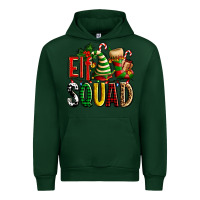 Forest Green elf squad with elf hat and socks Urban Hoodie - AdoDesignShop
