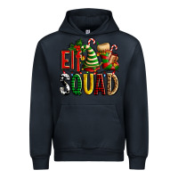 Navy elf squad with elf hat and socks Urban Hoodie - AdoDesignShop