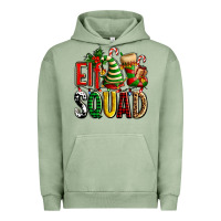 Pigment Oil Green elf squad with elf hat and socks Urban Hoodie - AdoDesignShop