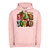 Pigment Salmon elf squad with elf hat and socks Urban Hoodie - AdoDesignShop
