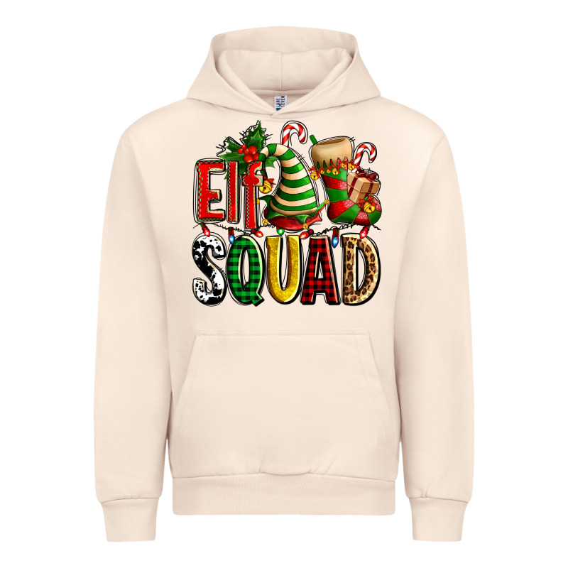 Elf Squad With Elf Hat And Socks Urban Hoodie by AdoDesignShop | Teevron