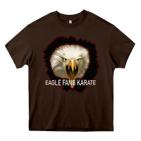 Chocolate Brown Eagle Fang Karate Heavy Core Tee - Bettercallsaul