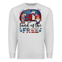 Land Of The Free Caravan Gnomies Premium Sweatshirt | Teevron