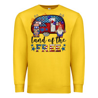 Lemon land of the free caravan gnomies Premium Sweatshirt - BarkalooDesign
