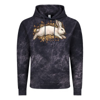 Cloud Black Bunny Rabbit leopard Easter Day Vintage Hoodie - HowdyJamesFarm