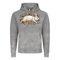Cloud Rock Bunny Rabbit leopard Easter Day Vintage Hoodie - HowdyJamesFarm