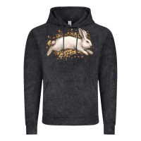 Vintage Arctic Bunny Rabbit leopard Easter Day Vintage Hoodie - HowdyJamesFarm
