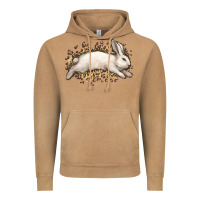 Vintage Camel Bunny Rabbit leopard Easter Day Vintage Hoodie - HowdyJamesFarm
