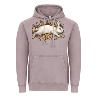 Vintage Zinc Bunny Rabbit leopard Easter Day Vintage Hoodie - HowdyJamesFarm